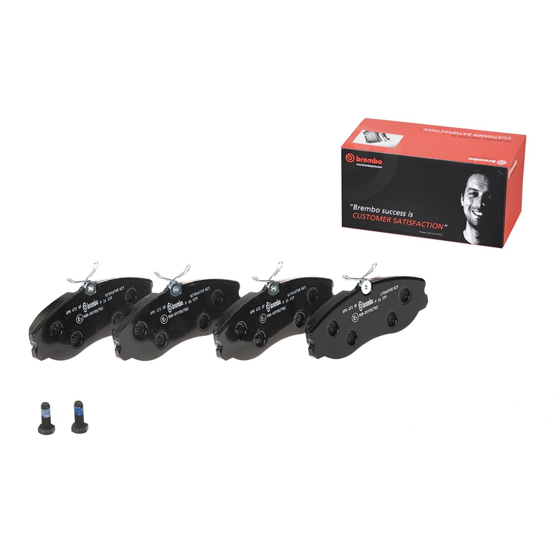 BREMBO Zestaw klocków hamulcowych, hamulce tarczowe P 24 039