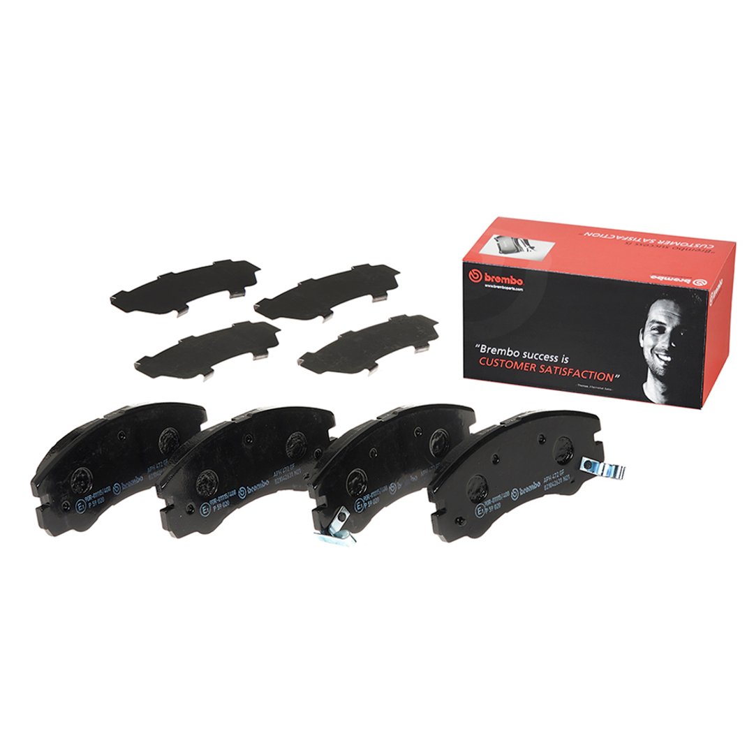 BREMBO Zestaw klocków hamulcowych, hamulce tarczowe P 59 020