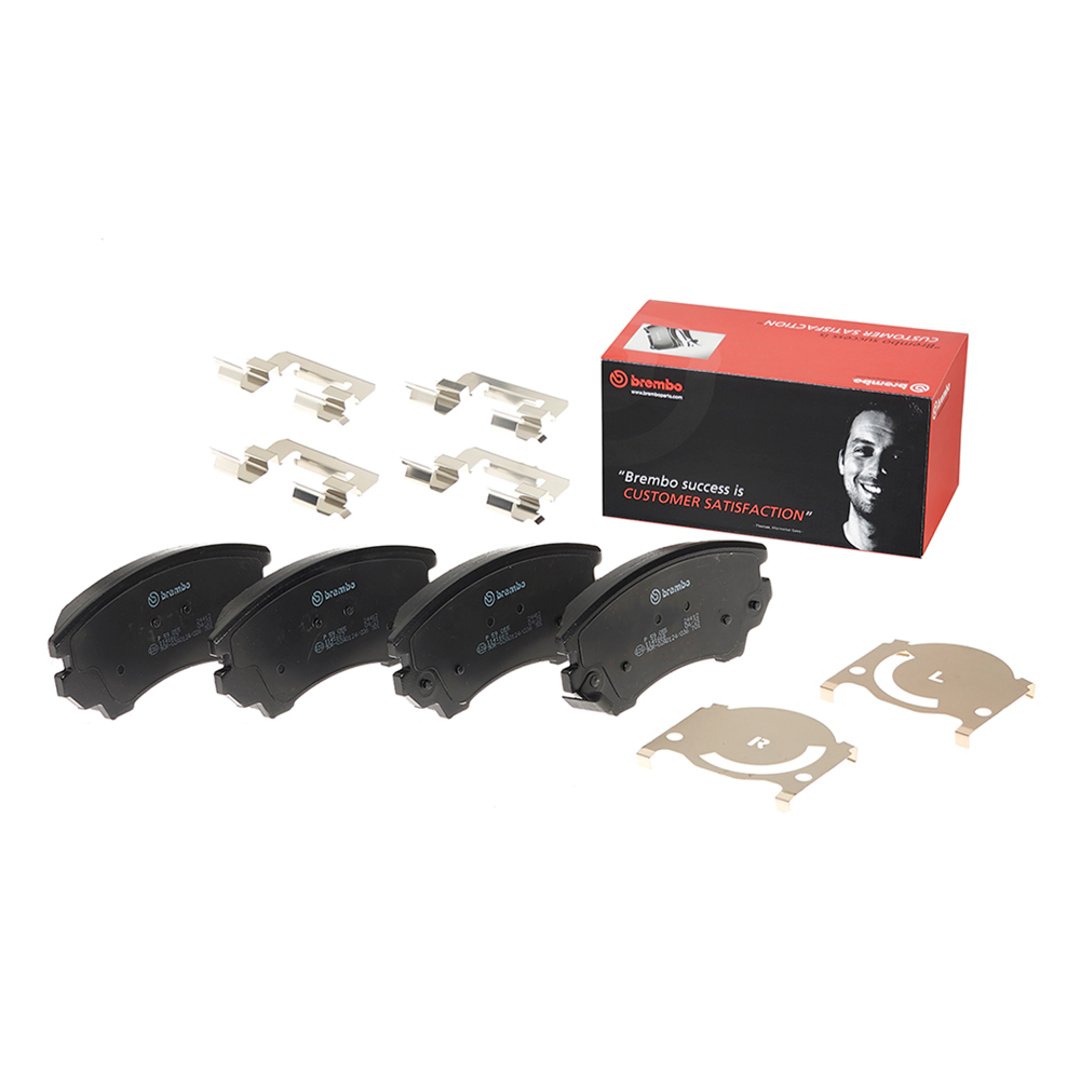 BREMBO Zestaw klocków hamulcowych, hamulce tarczowe P 59 055