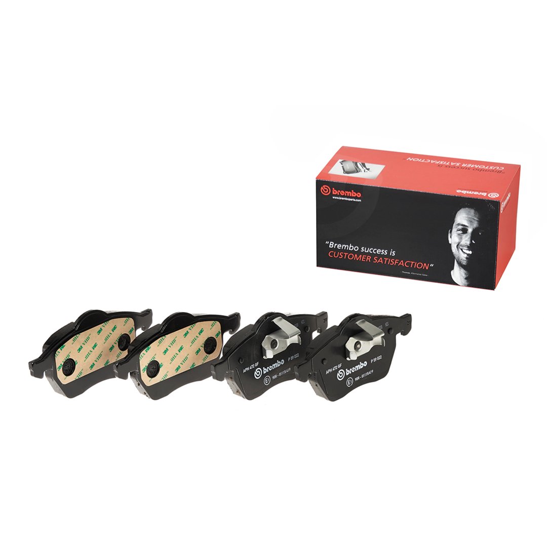 BREMBO Zestaw klocków hamulcowych, hamulce tarczowe P 59 022