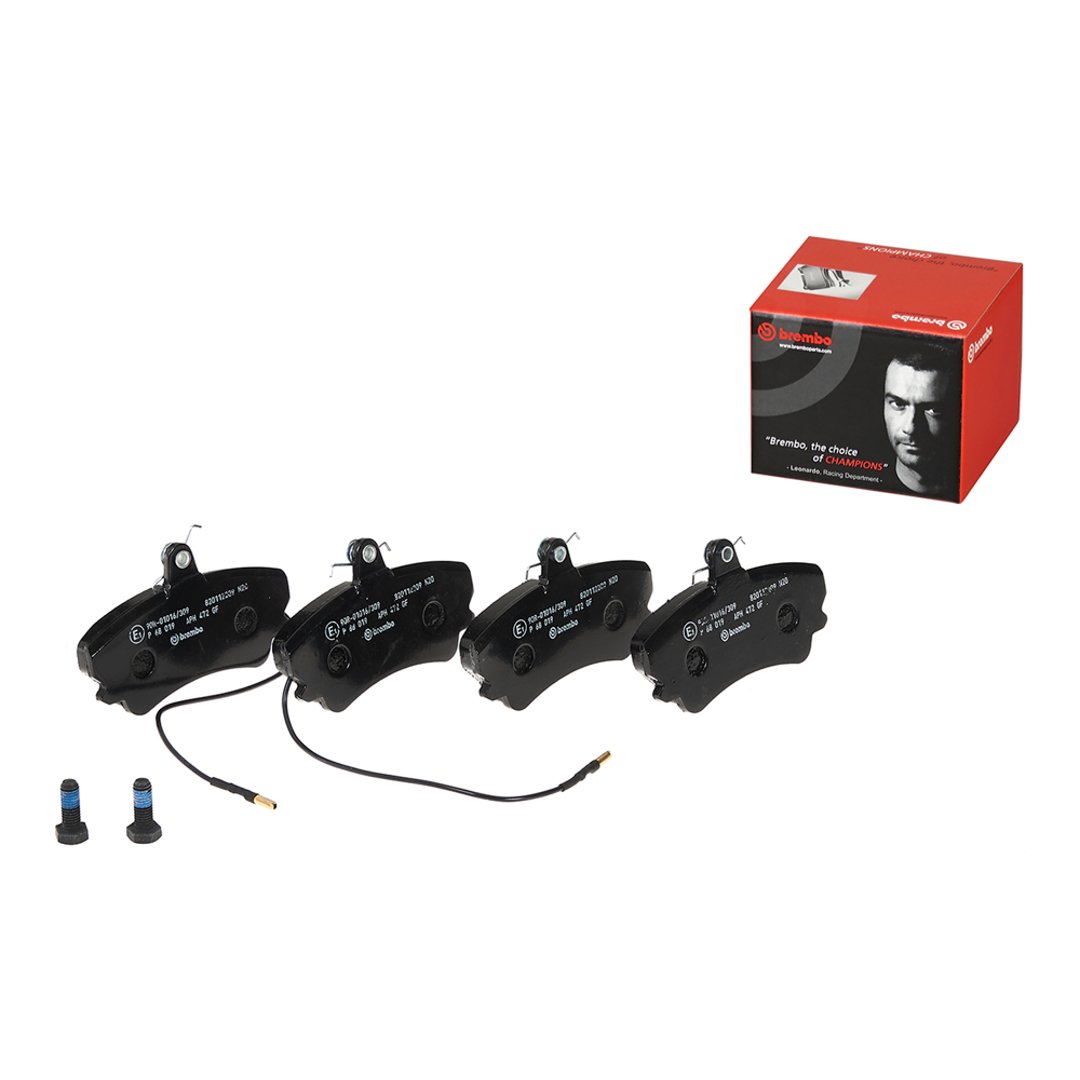 BREMBO Zestaw klocków hamulcowych, hamulce tarczowe P 68 019