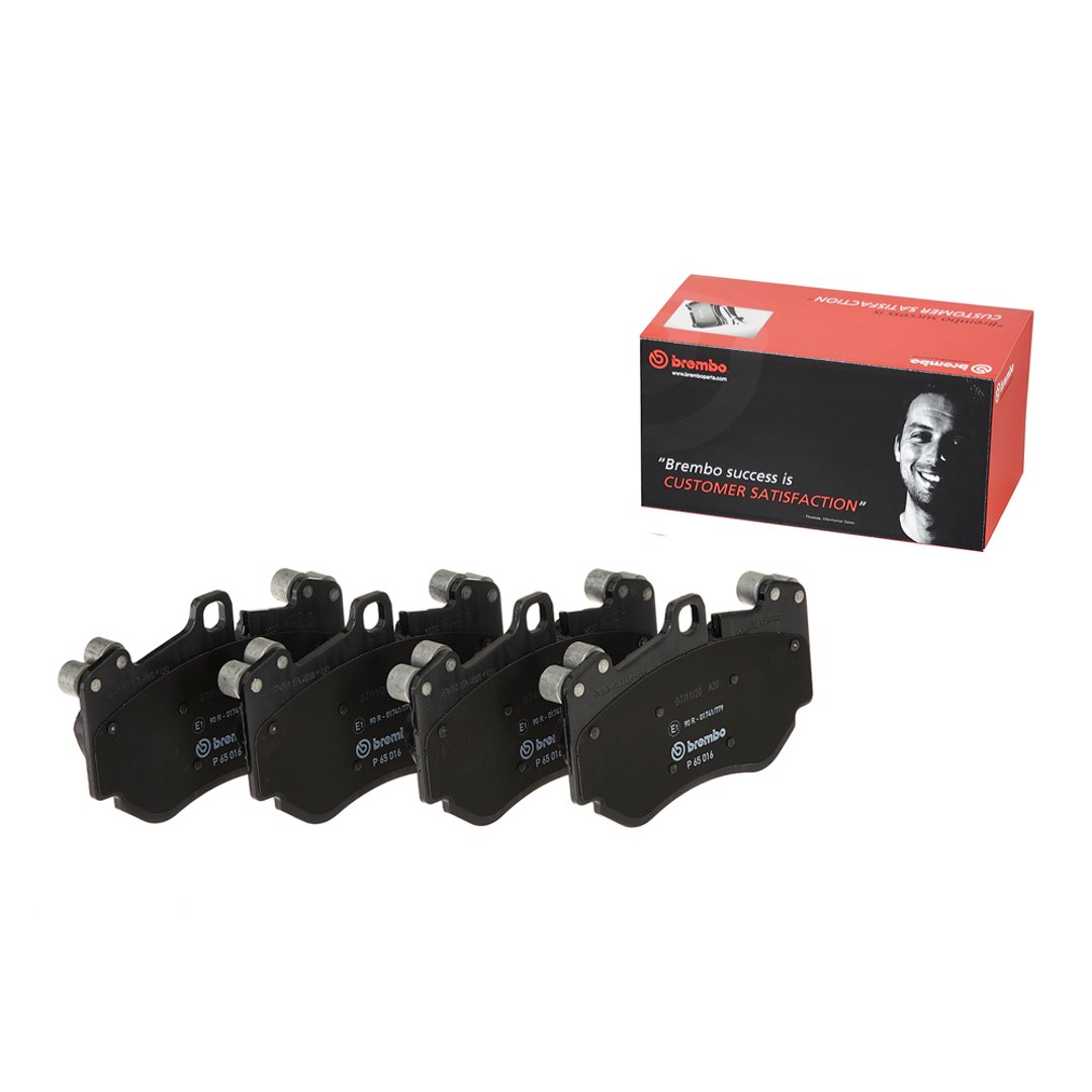 BREMBO Zestaw klocków hamulcowych, hamulce tarczowe P 65 016