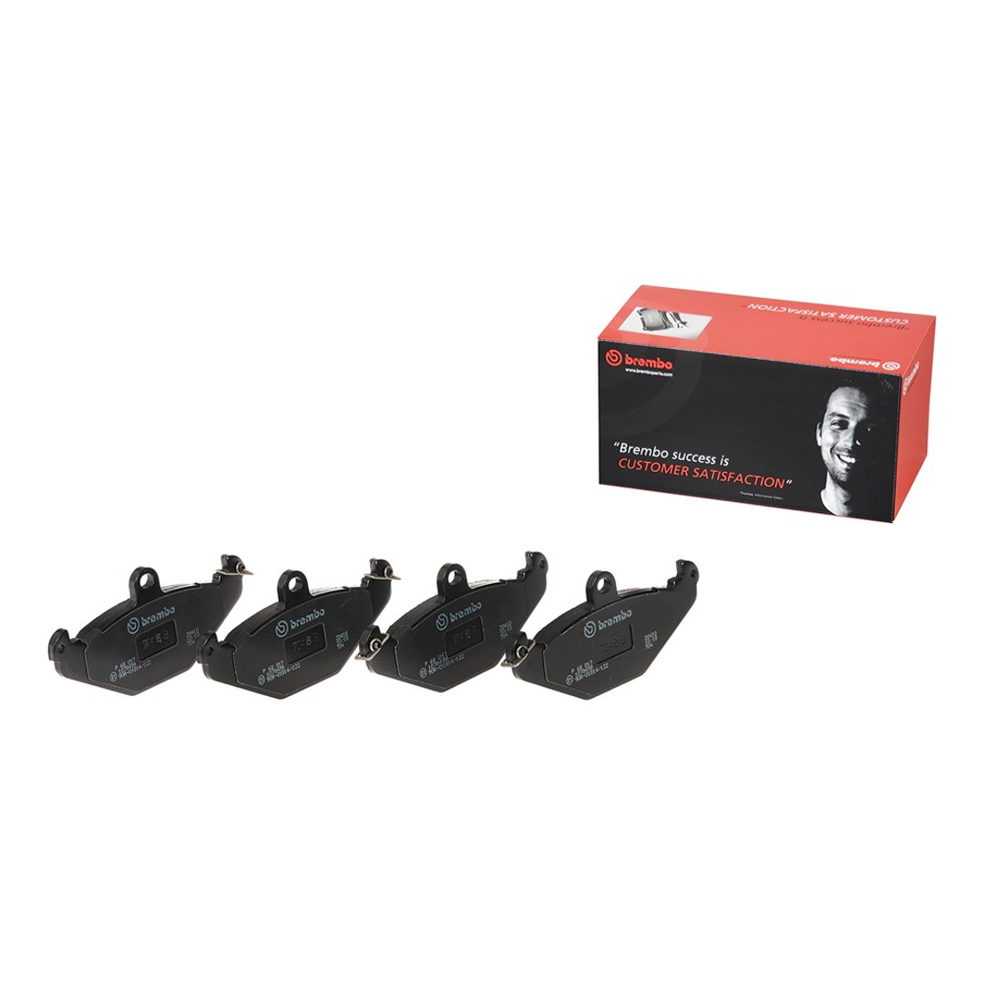 BREMBO Zestaw klocków hamulcowych, hamulce tarczowe P 68 017