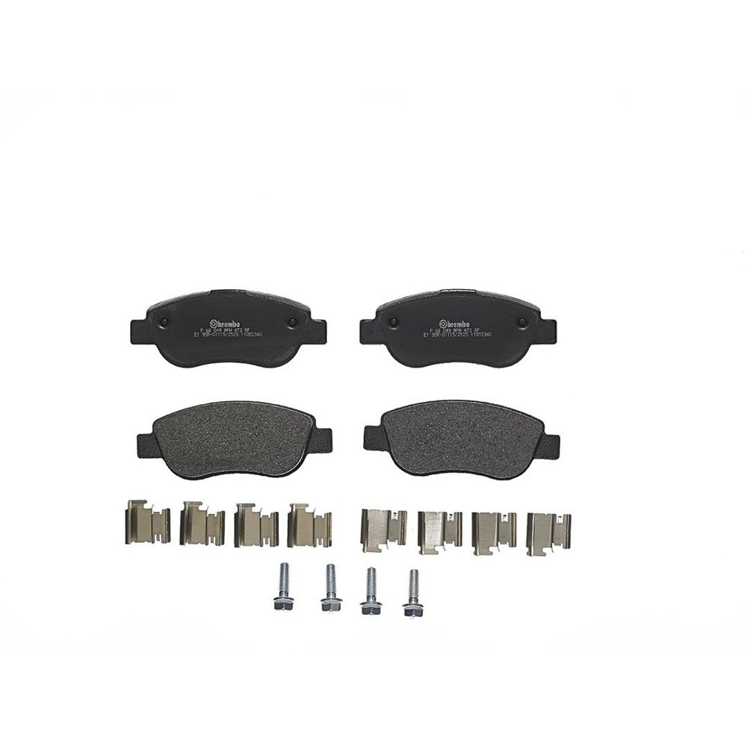 BREMBO Zestaw klocków hamulcowych, hamulce tarczowe P 68 049