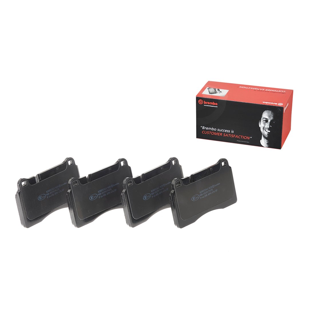 BREMBO Zestaw klocków hamulcowych, hamulce tarczowe P 44 018