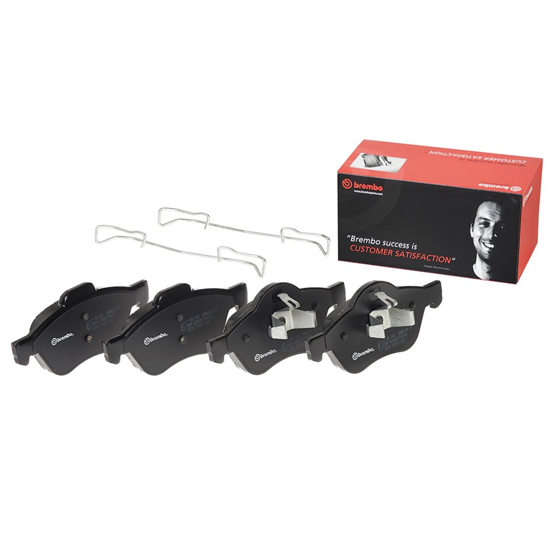 BREMBO Zestaw klocków hamulcowych, hamulce tarczowe P 68 048
