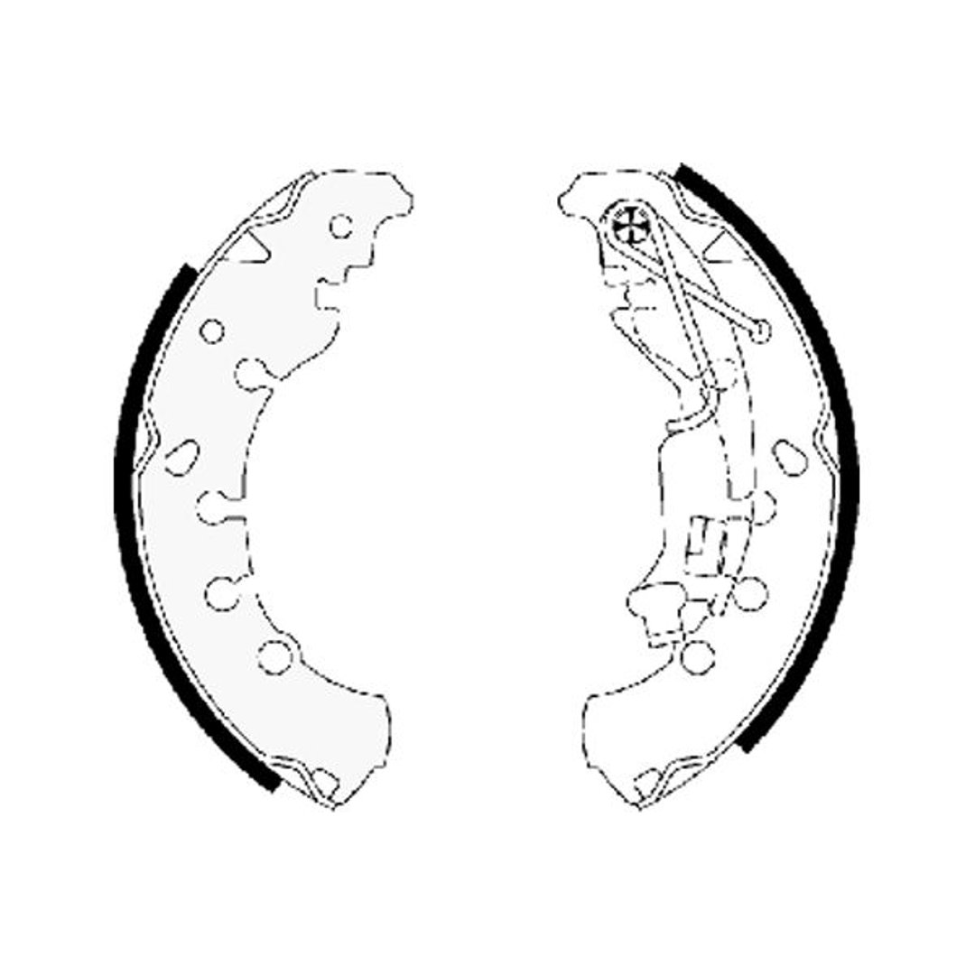 TEXTAR Szczki hamulcowe - komplet 91065300