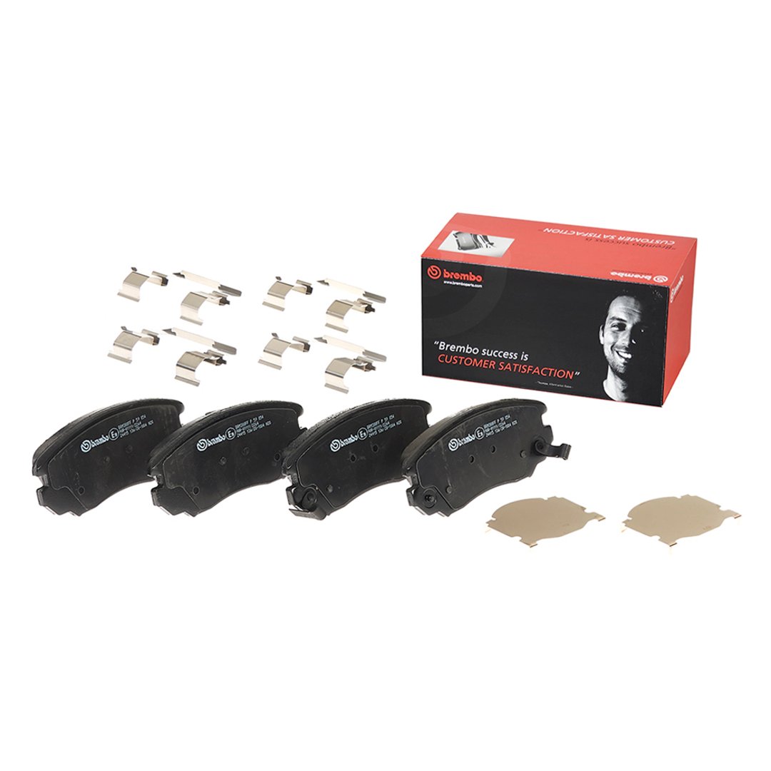 BREMBO Zestaw klocków hamulcowych, hamulce tarczowe P 59 054