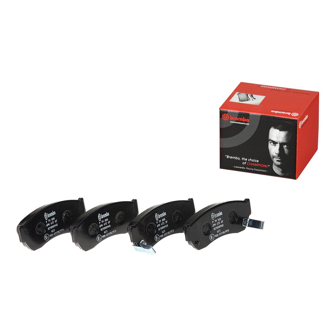 BREMBO Zestaw klocków hamulcowych, hamulce tarczowe P 79 005