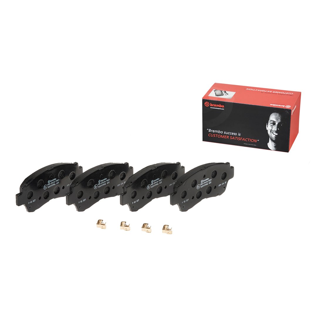 BREMBO Zestaw klocków hamulcowych, hamulce tarczowe P 83 027