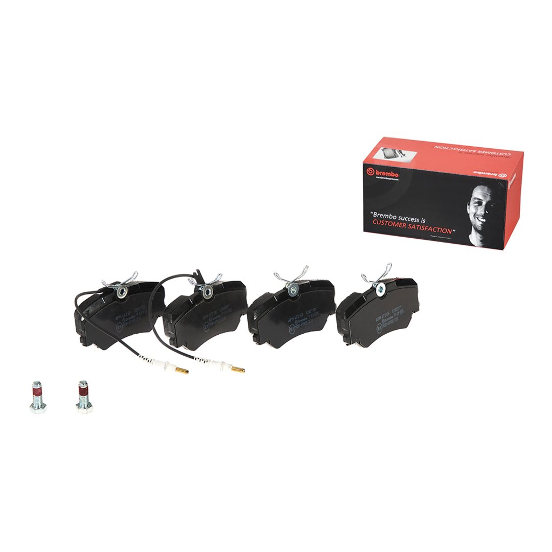 BREMBO Zestaw klocków hamulcowych, hamulce tarczowe P 61 035