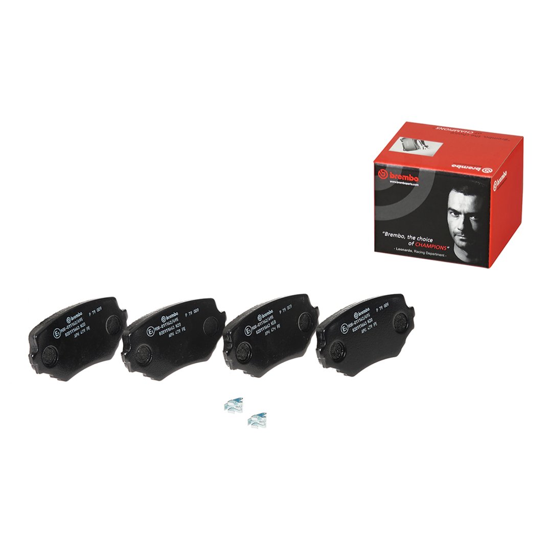 BREMBO Zestaw klocków hamulcowych, hamulce tarczowe P 79 009