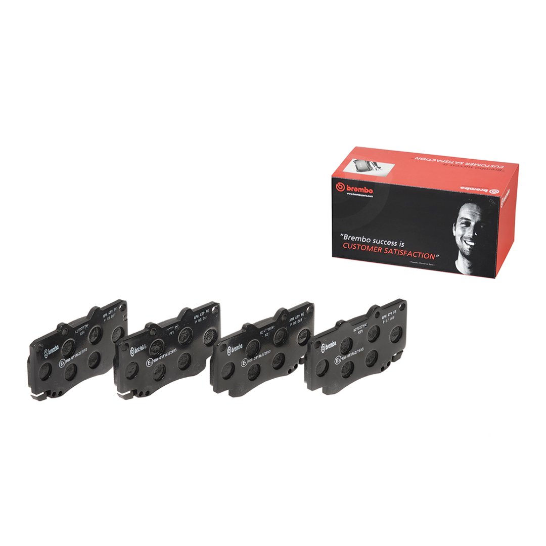 BREMBO Zestaw klocków hamulcowych, hamulce tarczowe P 83 069