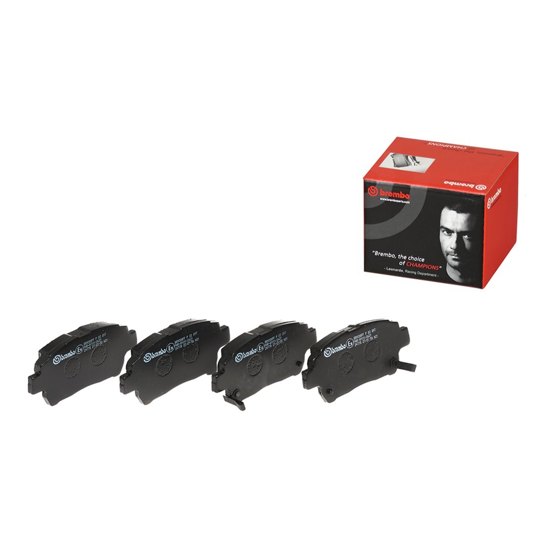 BREMBO Zestaw klocków hamulcowych, hamulce tarczowe P 83 097