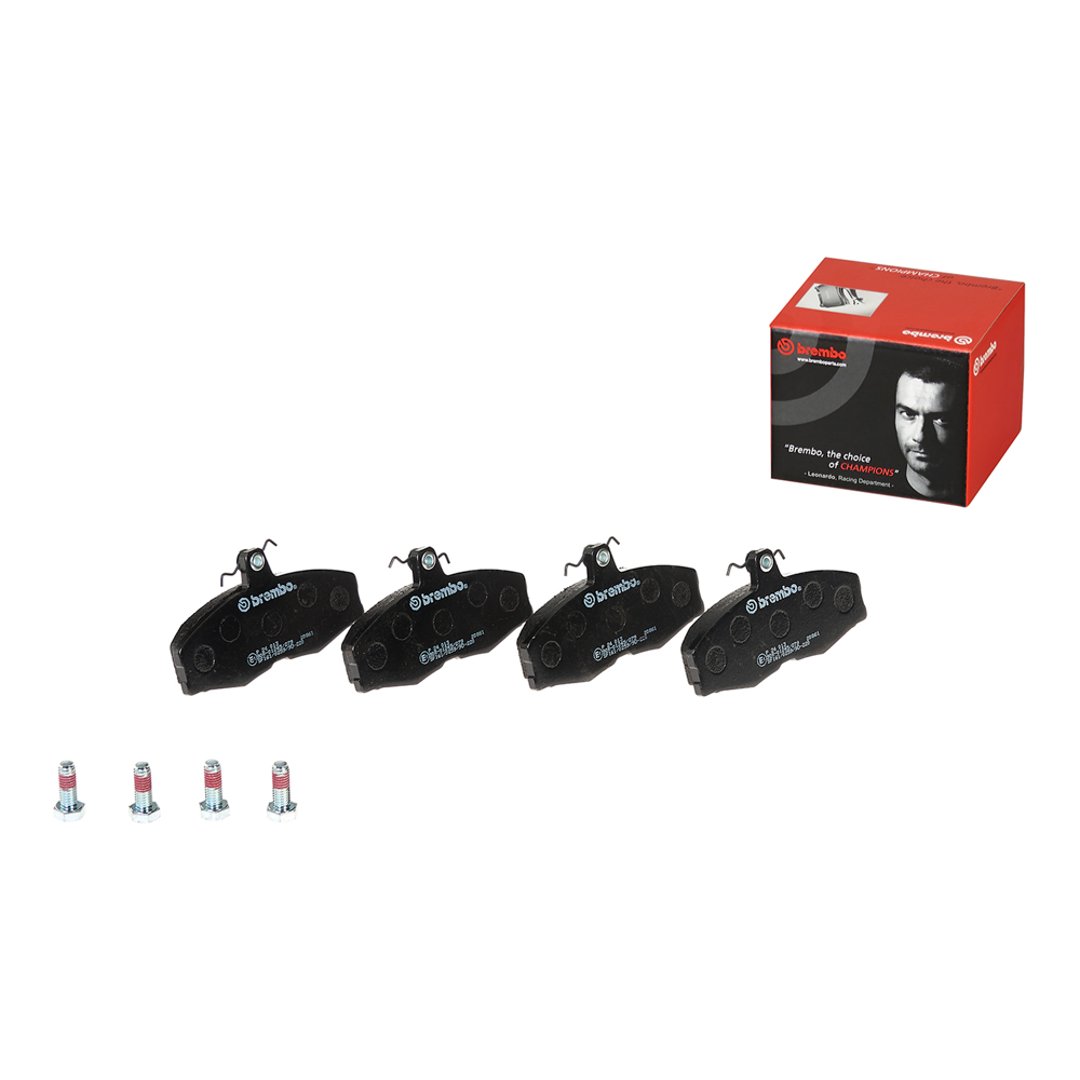 BREMBO Zestaw klocków hamulcowych, hamulce tarczowe P 24 013