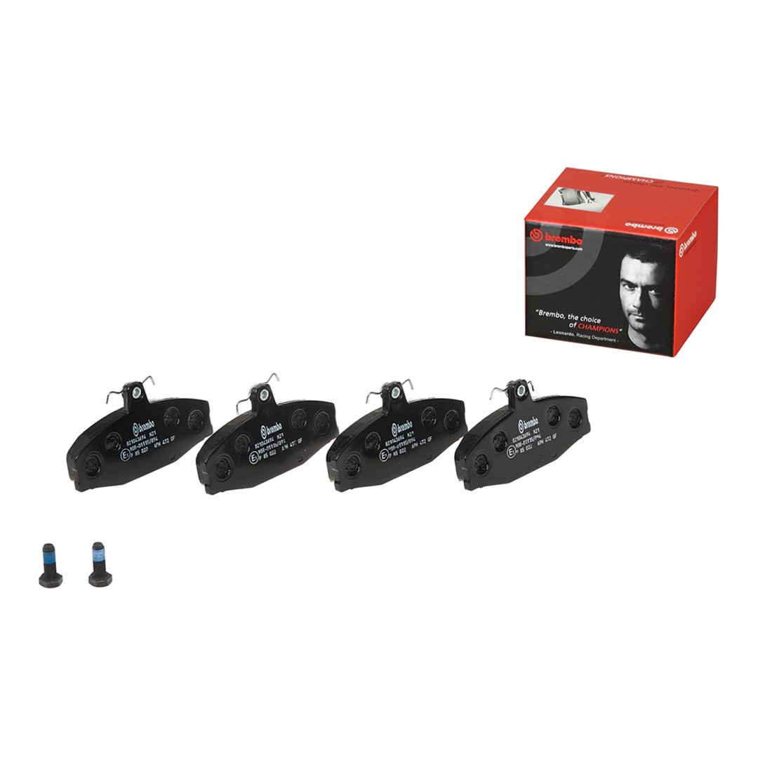 BREMBO Zestaw klocków hamulcowych, hamulce tarczowe P 85 022