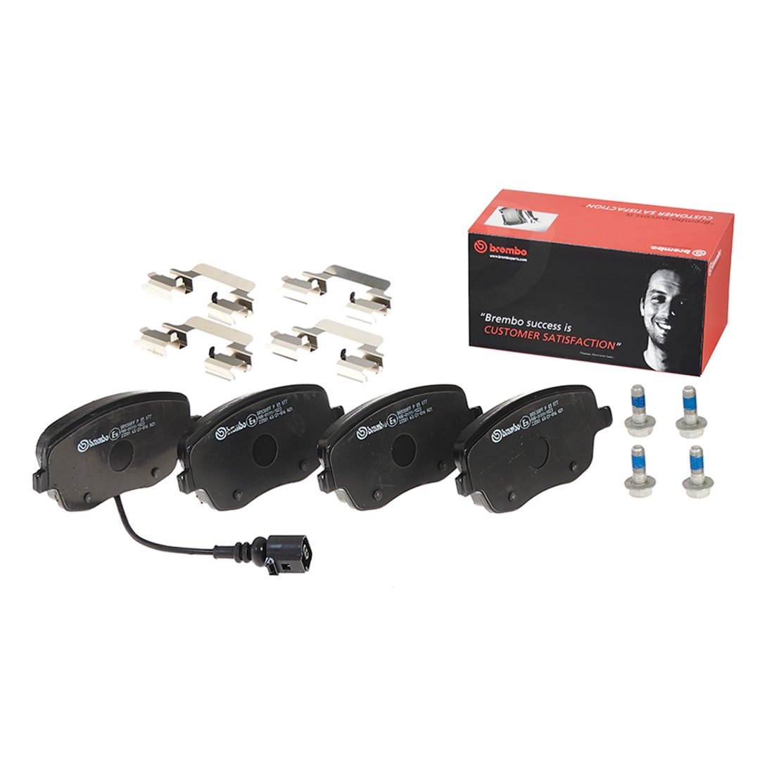 BREMBO Zestaw klocków hamulcowych, hamulce tarczowe P 85 077