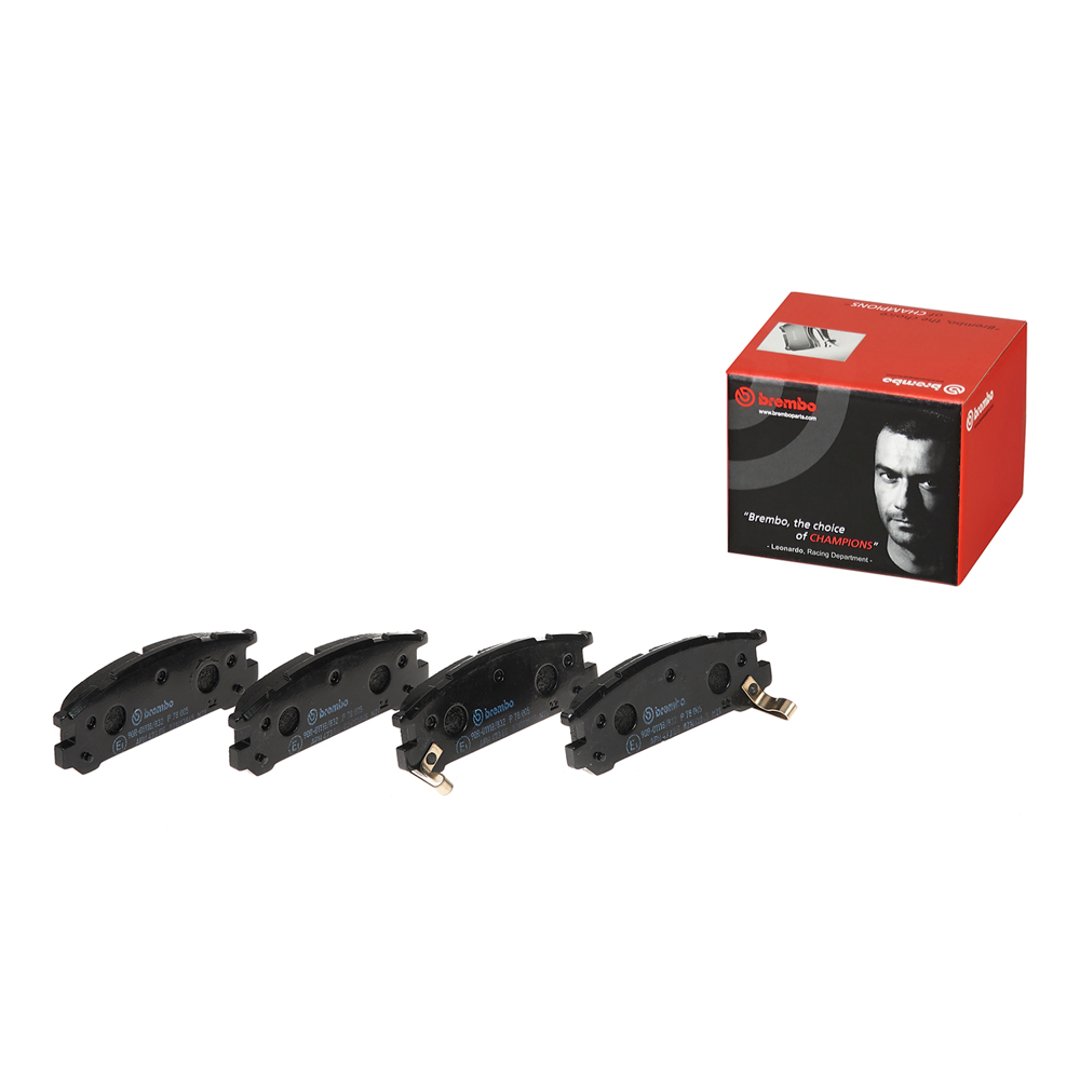 BREMBO Zestaw klocków hamulcowych, hamulce tarczowe P 78 005