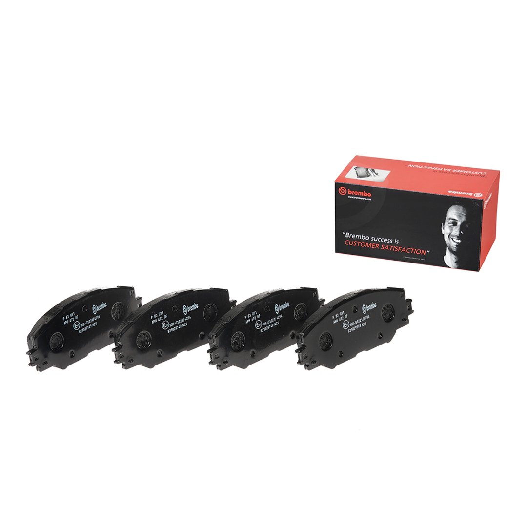 BREMBO Zestaw klocków hamulcowych, hamulce tarczowe P 83 071