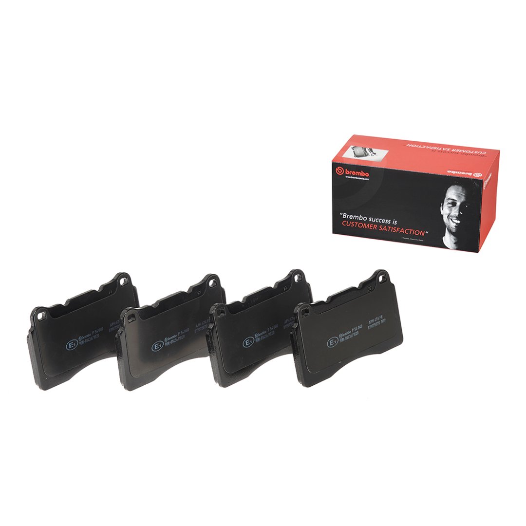 BREMBO Zestaw klocków hamulcowych, hamulce tarczowe P 54 040