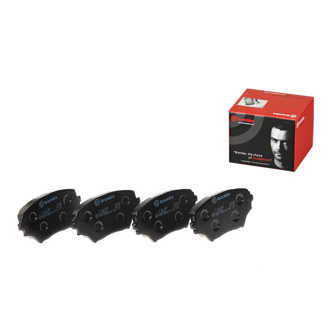 BREMBO Zestaw klocków hamulcowych, hamulce tarczowe P 83 055