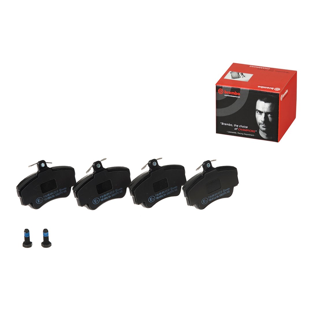 BREMBO Zestaw klocków hamulcowych, hamulce tarczowe P 86 010