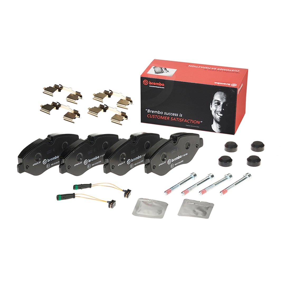 BREMBO Zestaw klocków hamulcowych, hamulce tarczowe P 50 085