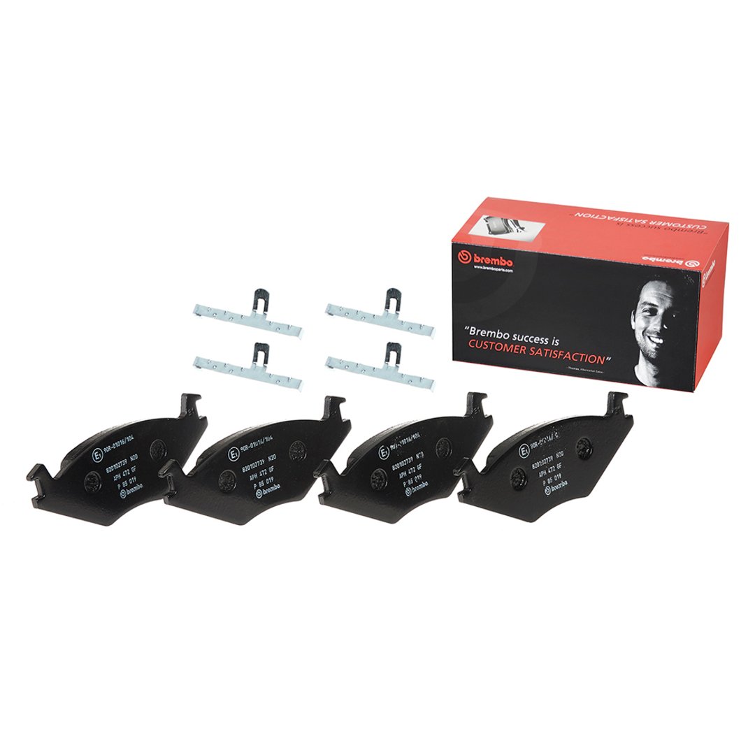 BREMBO Zestaw klocków hamulcowych, hamulce tarczowe P 85 019