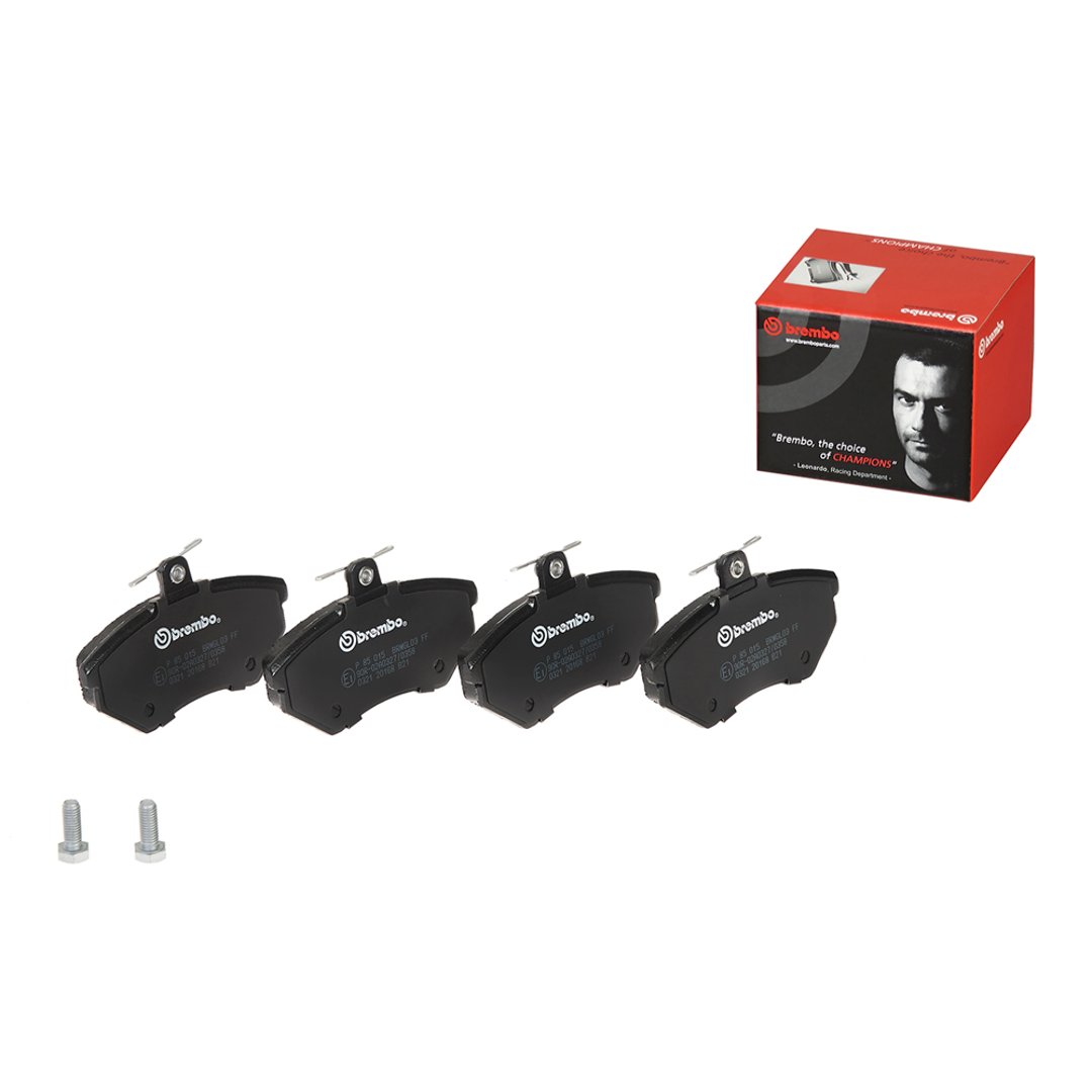 BREMBO Zestaw klocków hamulcowych, hamulce tarczowe P 85 015