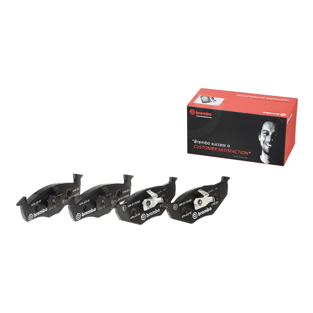 BREMBO Zestaw klocków hamulcowych, hamulce tarczowe P 85 031