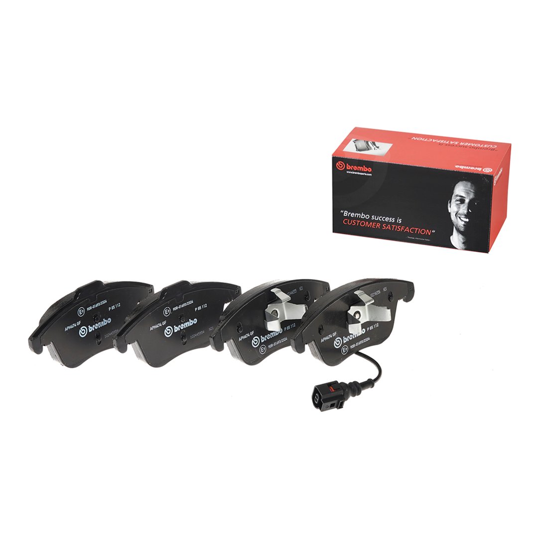 BREMBO Zestaw klocków hamulcowych, hamulce tarczowe P 85 112