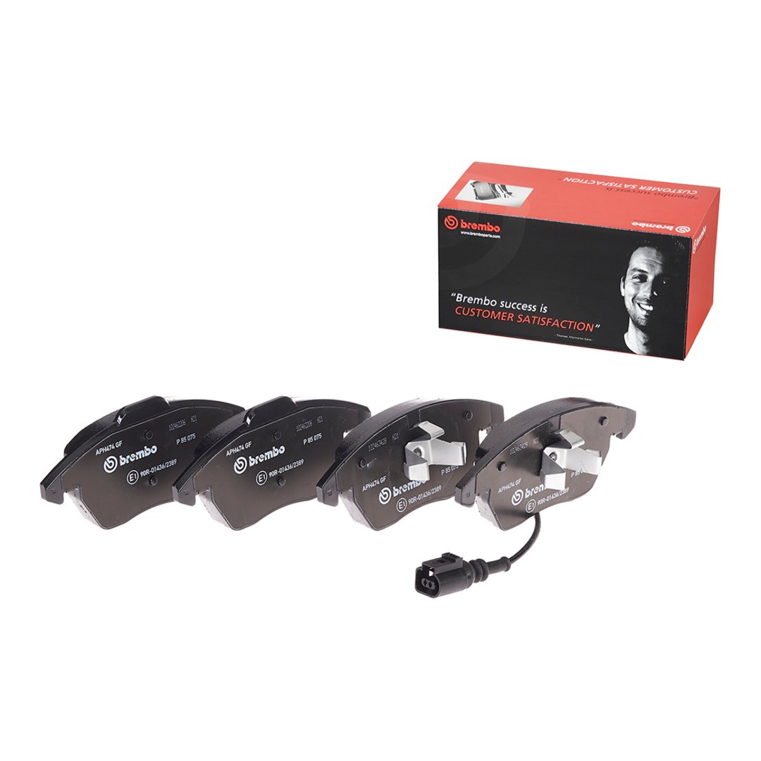 BREMBO Zestaw klocków hamulcowych, hamulce tarczowe P 85 075
