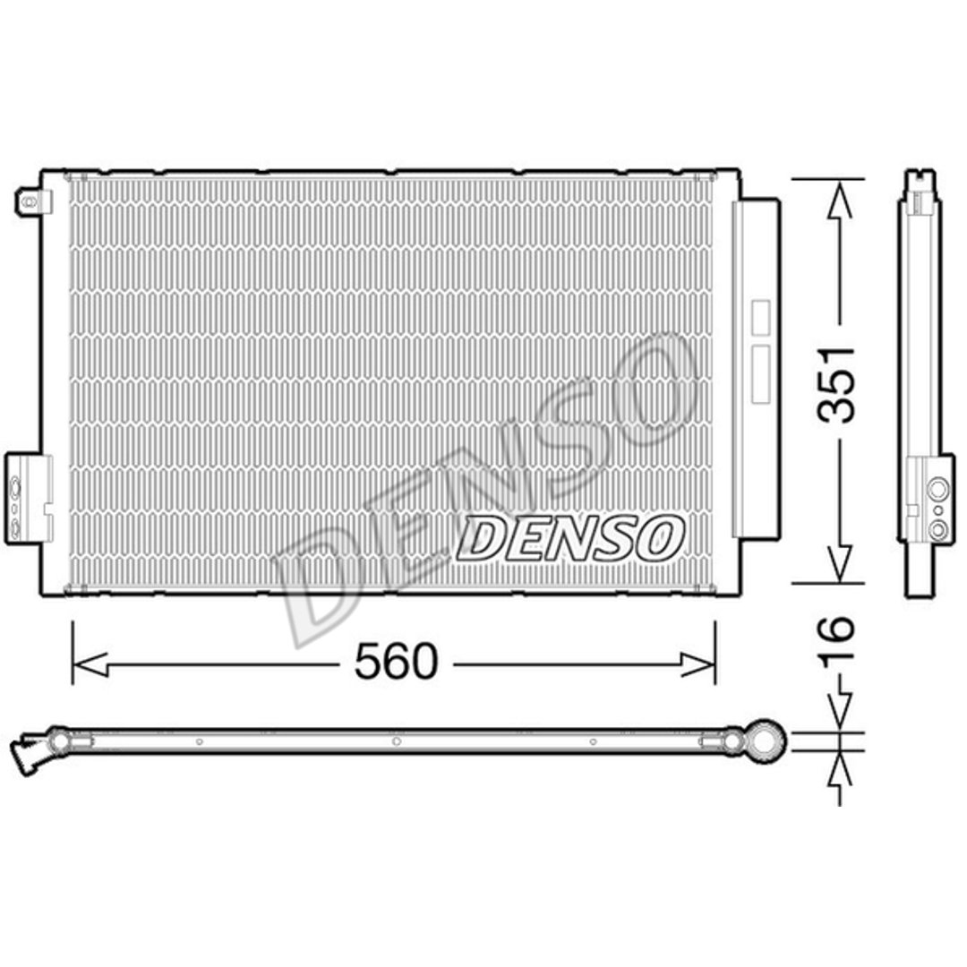 DENSO Skraplacz, klimatyzacja DCN09043