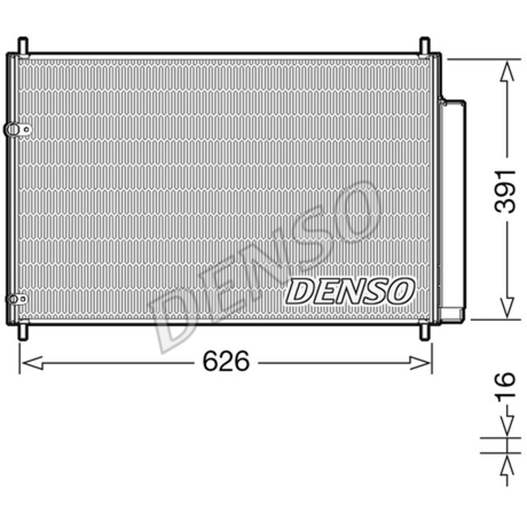 DENSO Skraplacz, klimatyzacja DCN50041