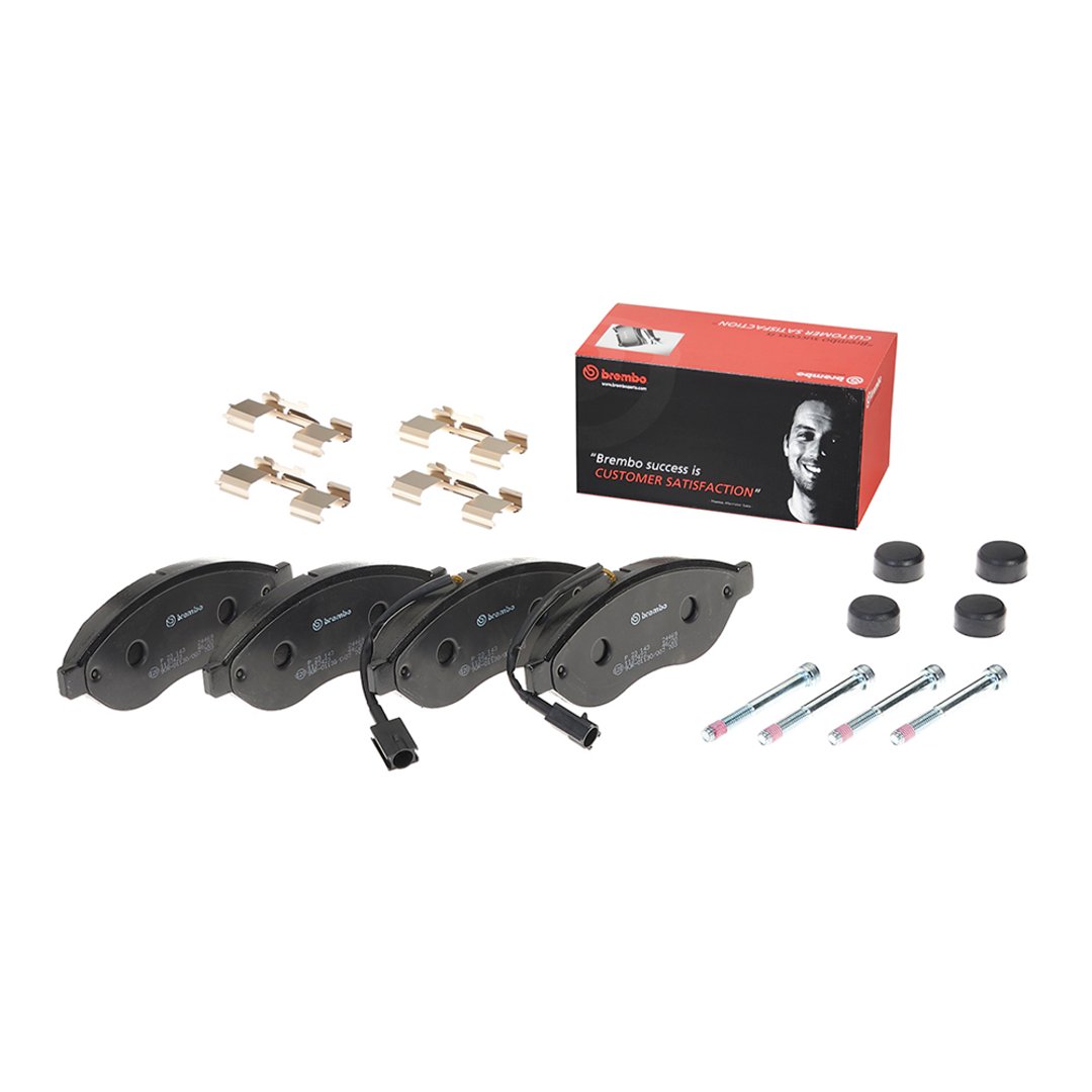 BREMBO Zestaw klocków hamulcowych, hamulce tarczowe P 23 143