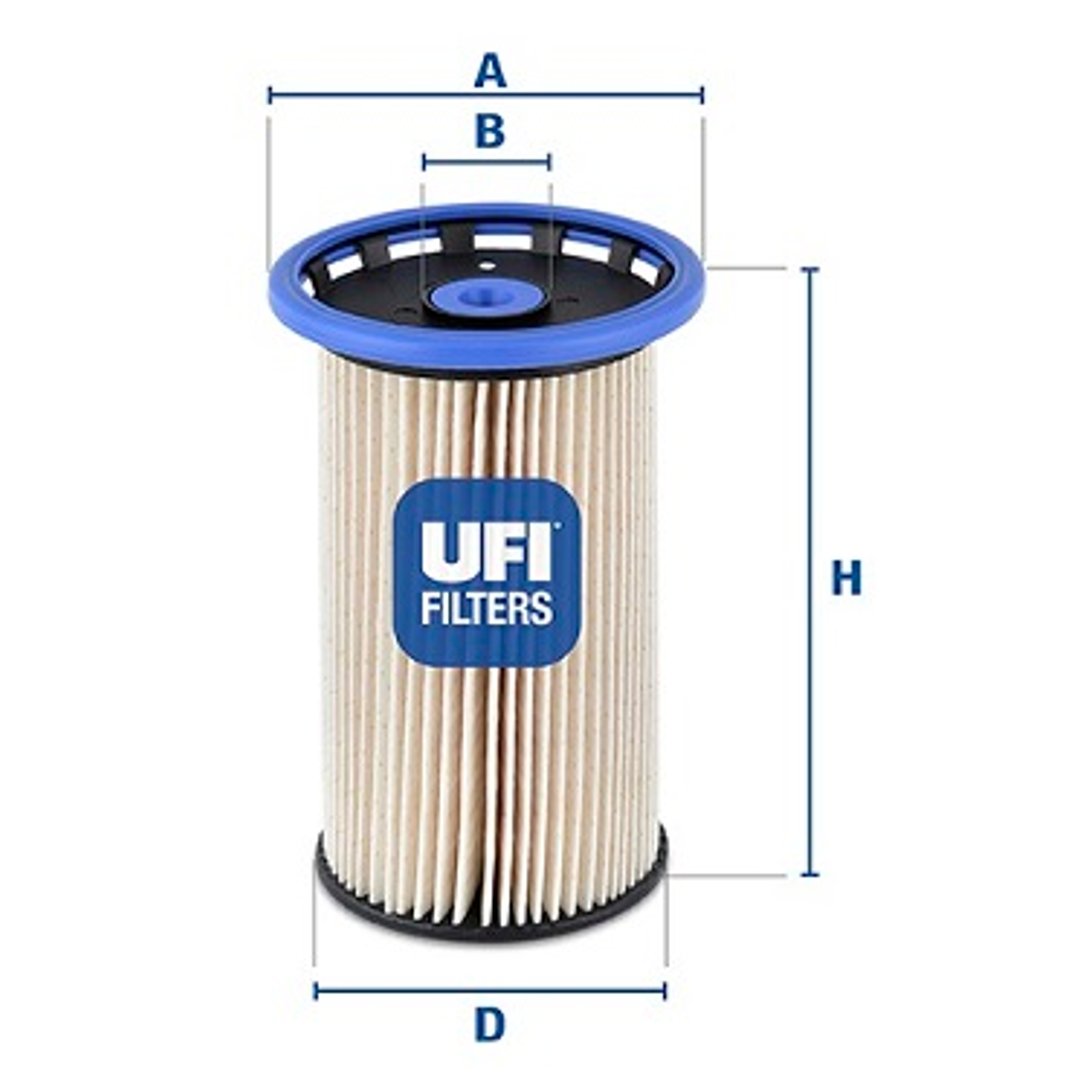 UFI Filtr paliwa 26.026.00 26.026.00