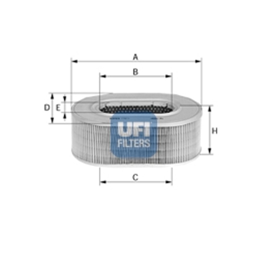 UFI FILTERS UFI Filters 27.258.00 Filtr powietrza 27.258.00