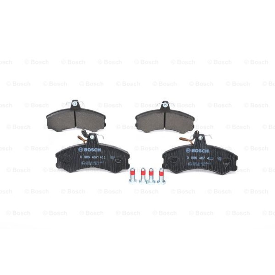 Bosch Zestaw klocków hamulcowych, hamulce tarczowe 0 986 467 411