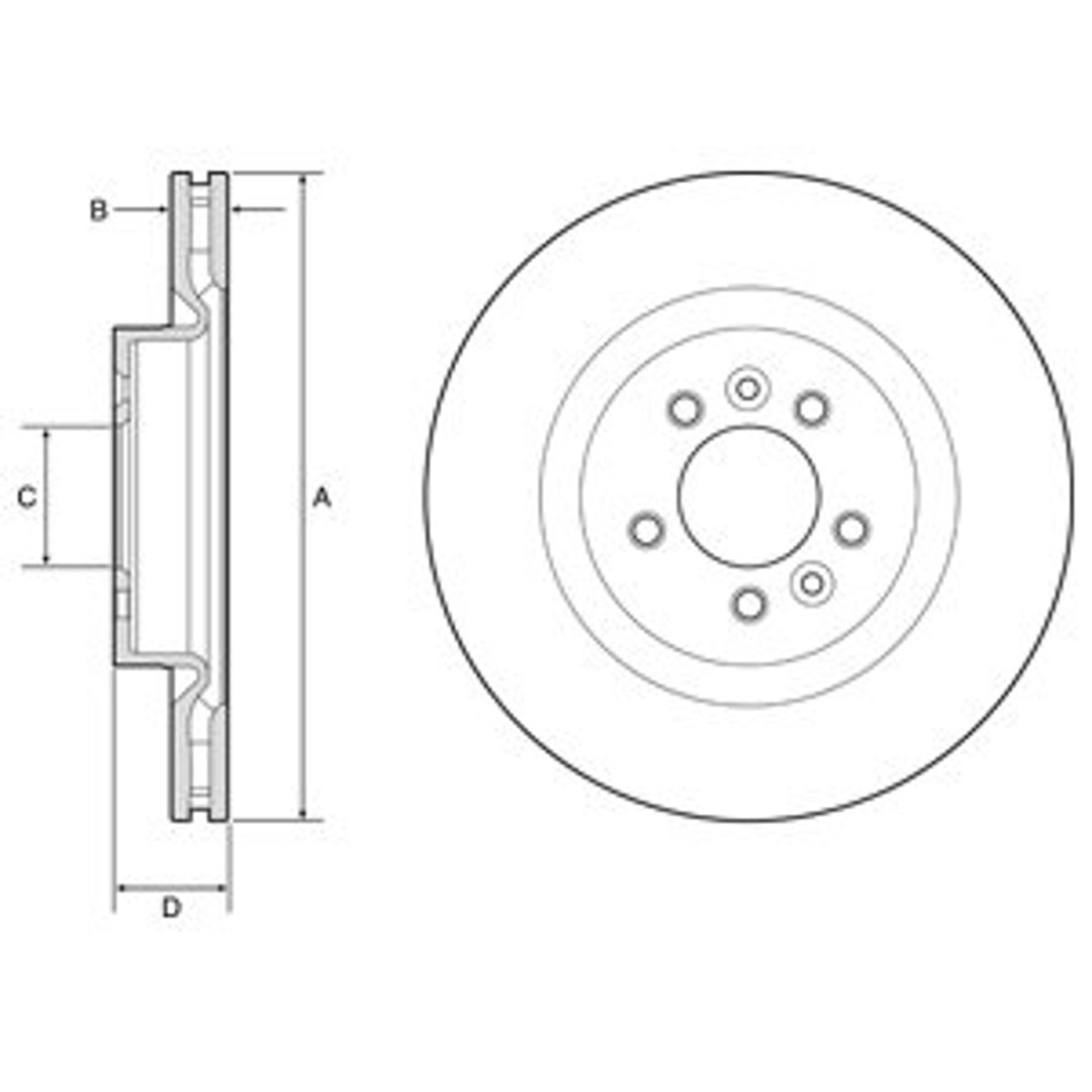 Delphi Tarcza hamulcowa BG9204C BG9204C