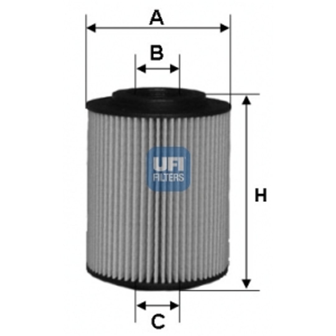 UFI FILTERS Filtr oleju UFI FILTERS 25.072.00