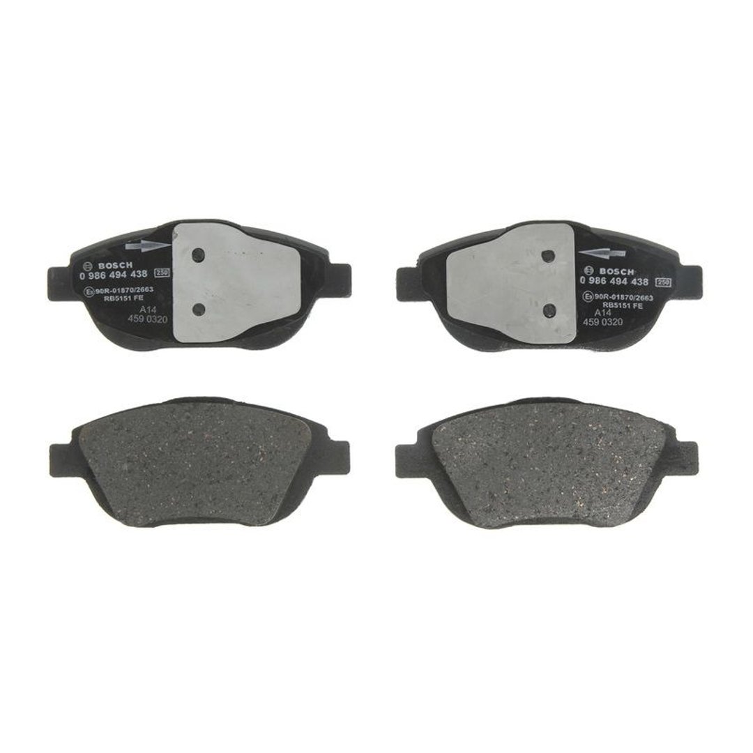 Bosch Zestaw klocków hamulcowych, hamulce tarczowe 0 986 494 438