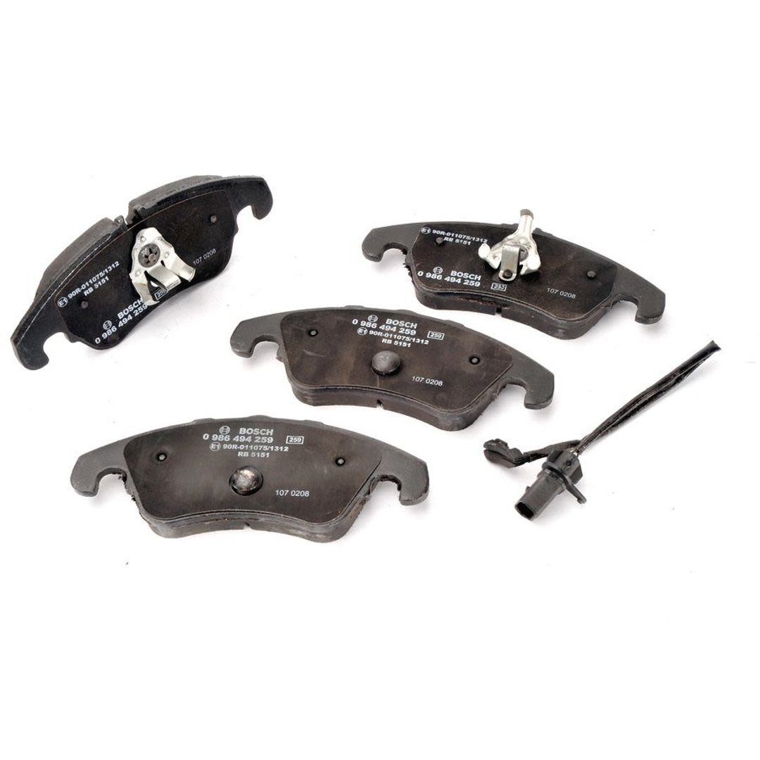 Bosch Zestaw klocków hamulcowych, hamulce tarczowe 0 986 494 259