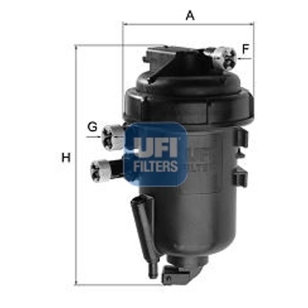 UFI Filtr paliwa 55.163.00 55.163.00