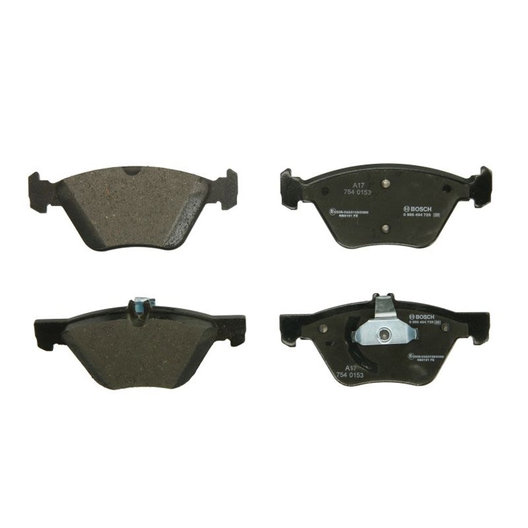 Bosch Zestaw klocków hamulcowych, hamulce tarczowe 0 986 494 729