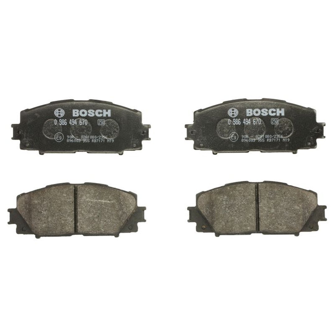 Bosch Zestaw klocków hamulcowych, hamulce tarczowe 0 986 494 670