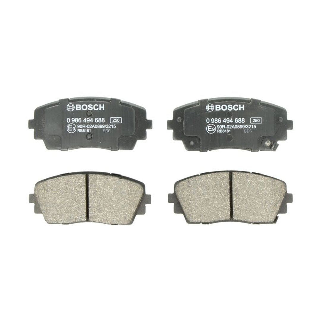 Bosch Zestaw klocków hamulcowych, hamulce tarczowe 0 986 494 688