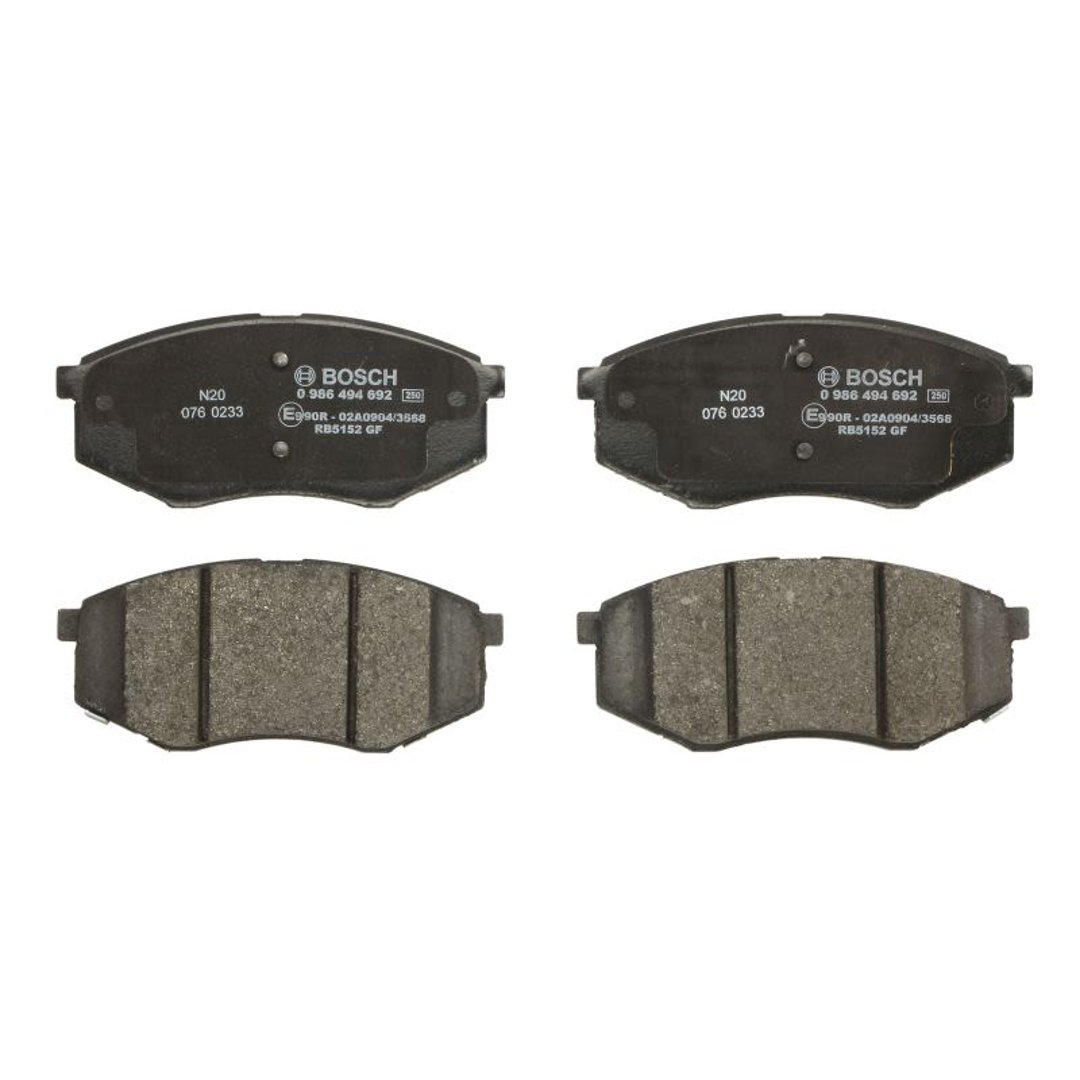 Bosch Zestaw klocków hamulcowych, hamulce tarczowe 0 986 494 692