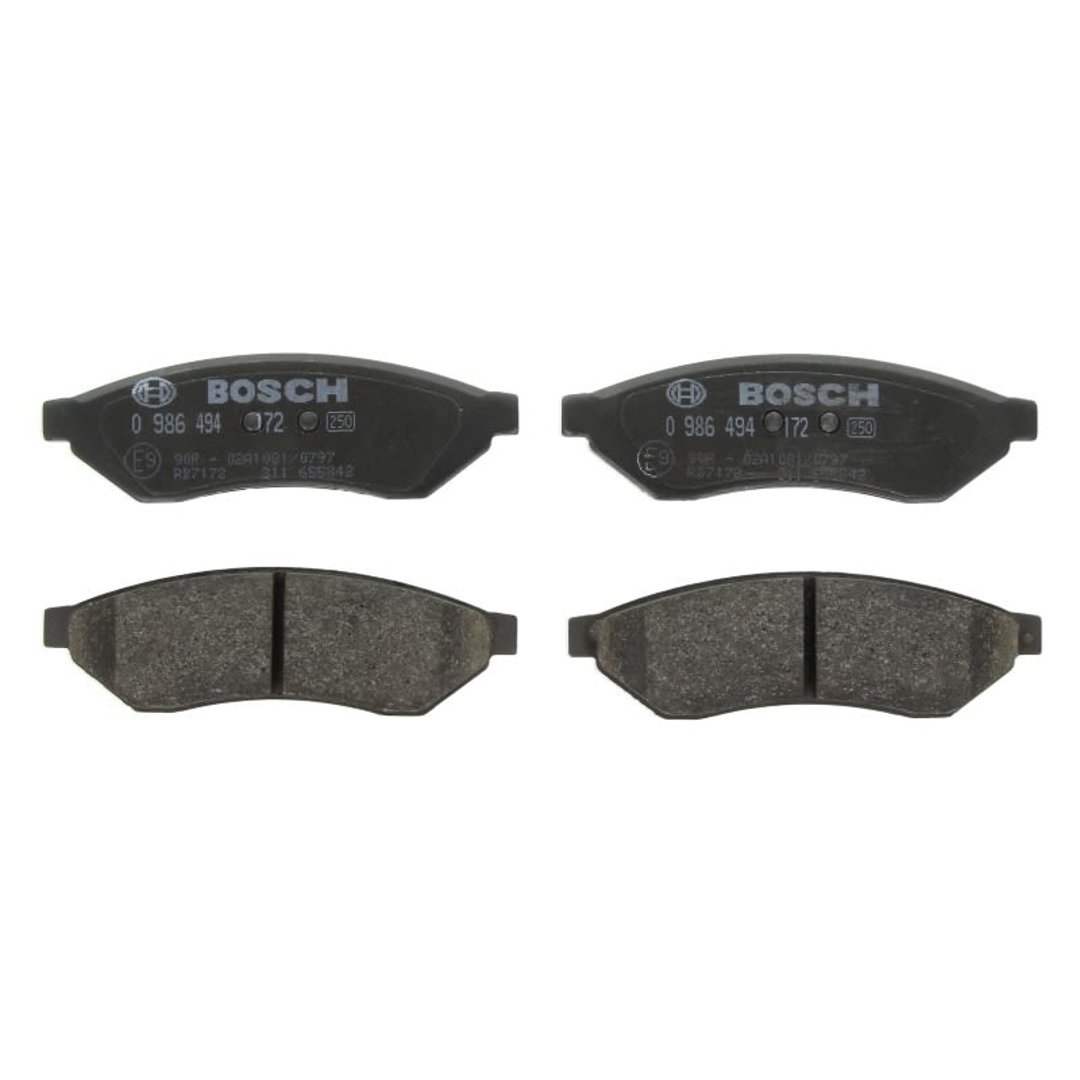 Bosch Zestaw klocków hamulcowych, hamulce tarczowe 0 986 494 172