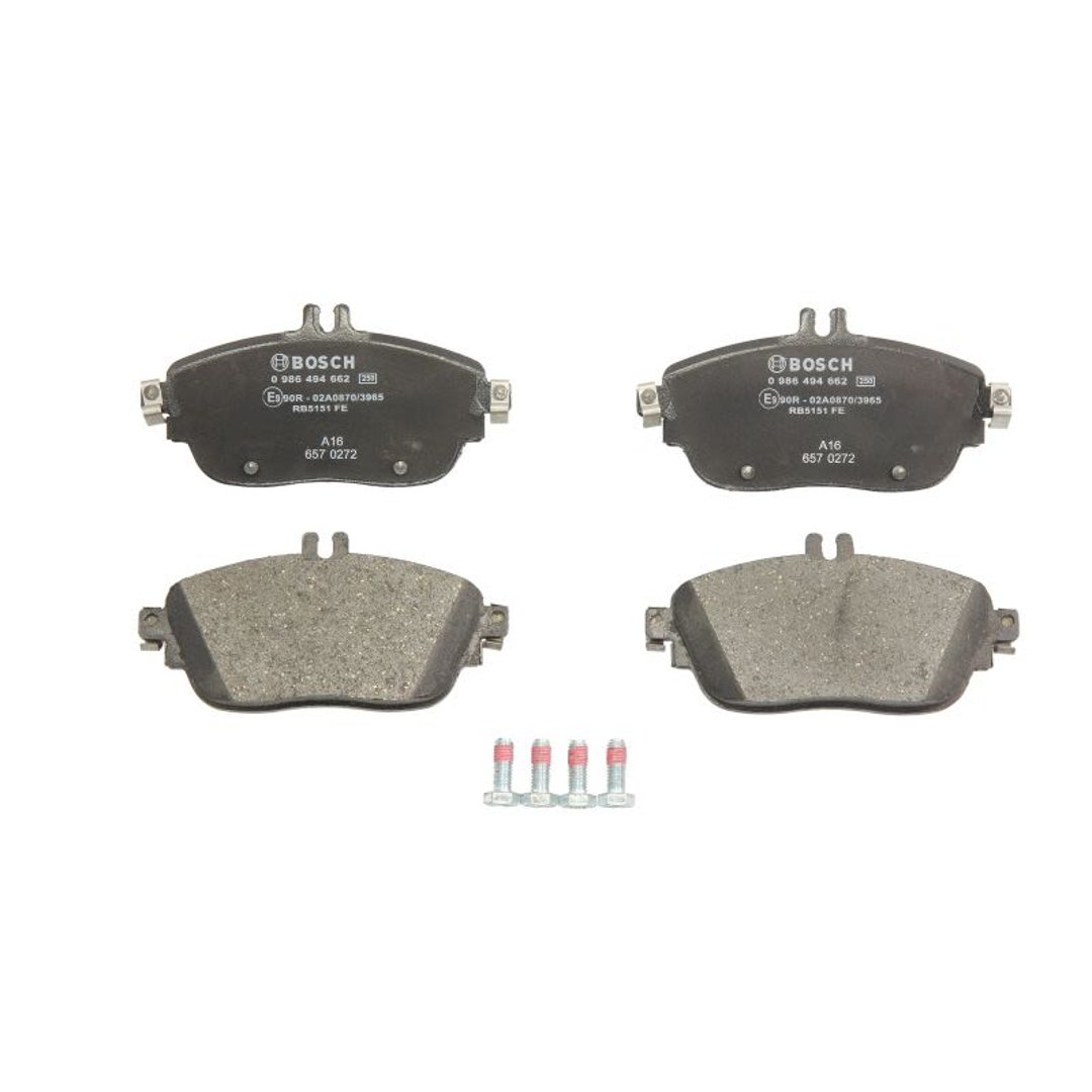 Bosch Zestaw klocków hamulcowych, hamulce tarczowe 0 986 494 662