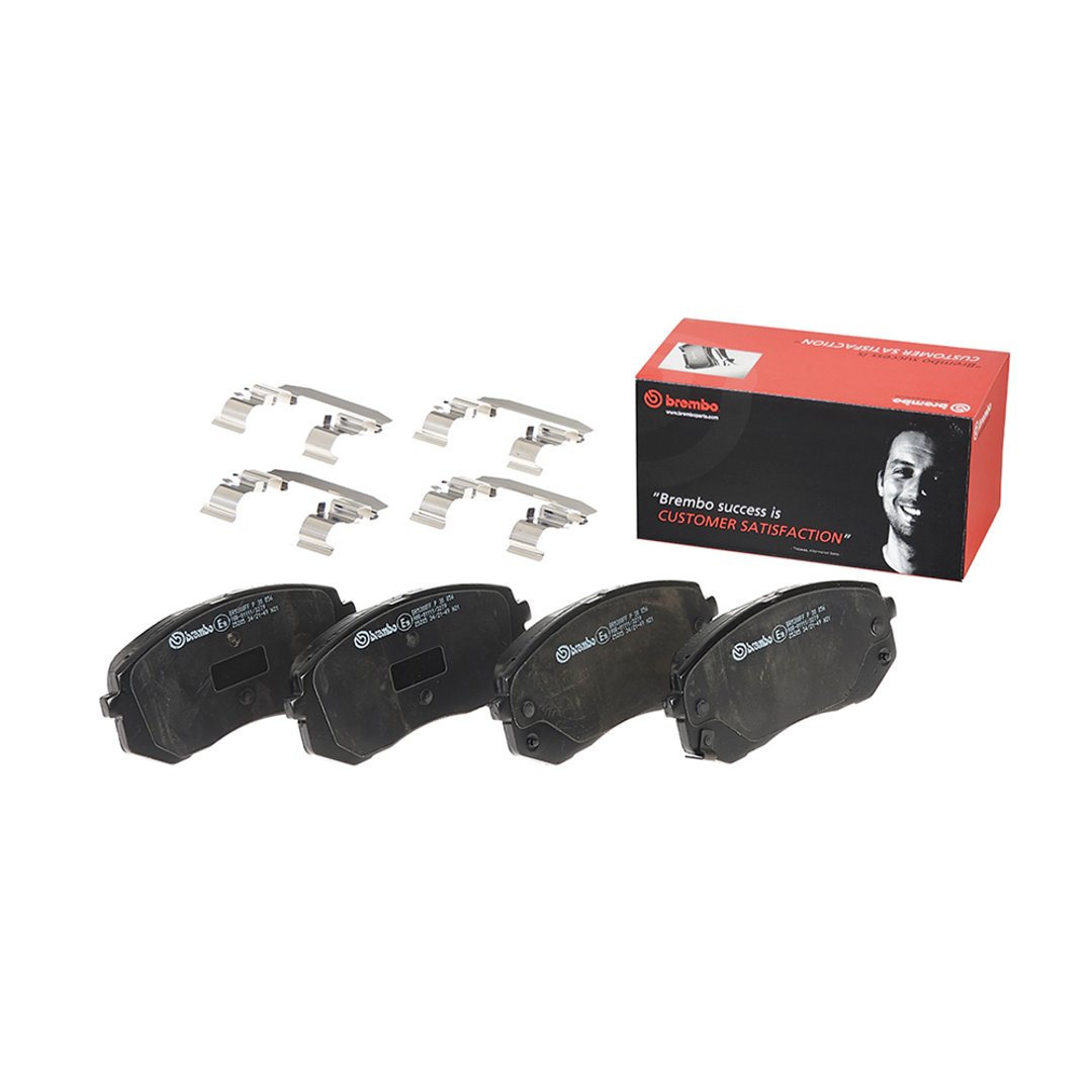 BREMBO Zestaw klocków hamulcowych, hamulce tarczowe P 30 056